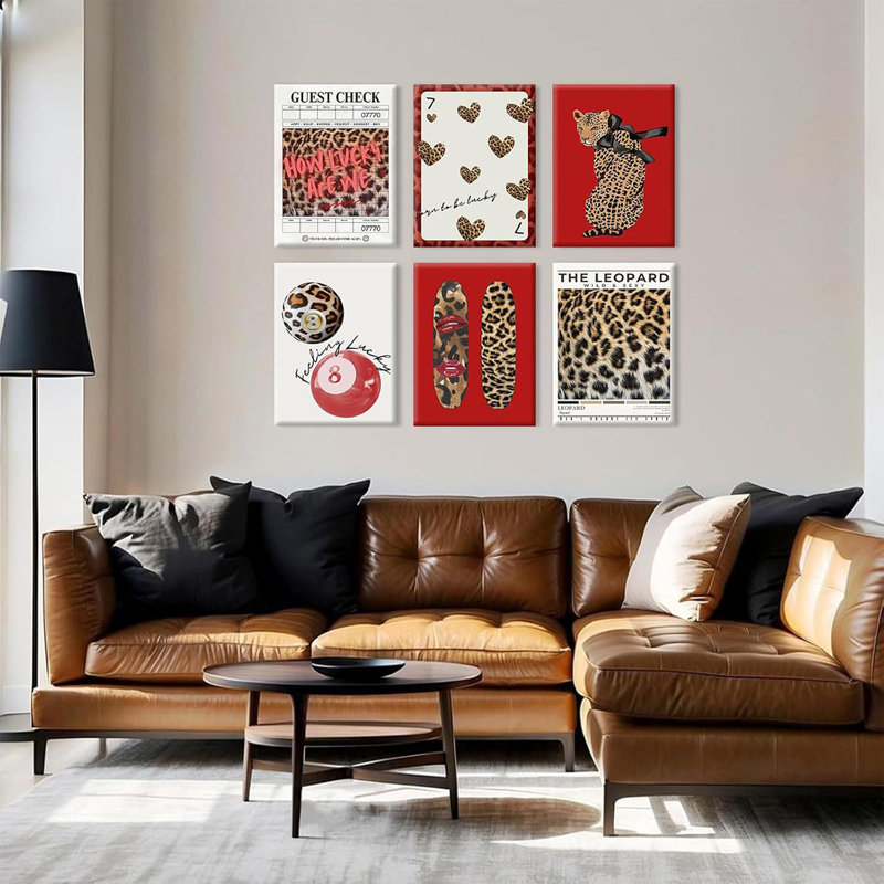 6 Piece Wrapped Canvas Print