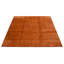 Tapis orange noué à la main unique 11 pi 6 po x 11 pi 4 po One of Kind