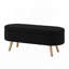 Banc de rangement avec repose-pieds ovale-1800178254
