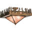 Rustic Lodge 2 - Light Semi Flush Mount