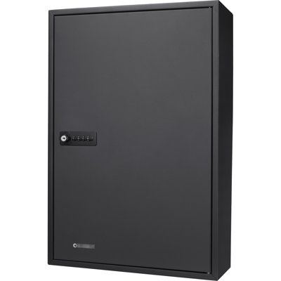 Armoire murale à 200 clés - acier gris, serrure à combinaison, réglable, étiquettes colorées pour une gestion sans faille Protection réglable à 200 serrures, fixation facile à trouver
