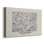 Dessin au trait floral (reproduction de la tapisserie) -William Morris-toile tendue avec châssis-c. Fin du 19e siècle (original)