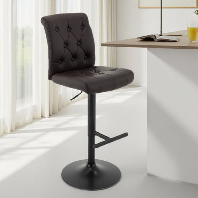 Beaudoin Adjustable Height Swivel Bar Stool