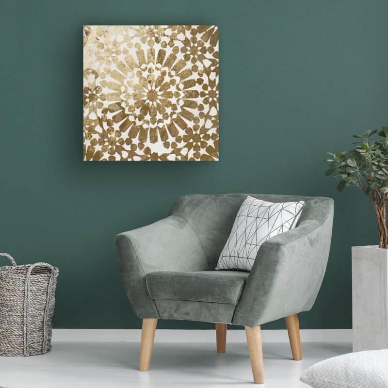 Art sur toile «Bachelor marocain», Or, H 24 po x l 24 po