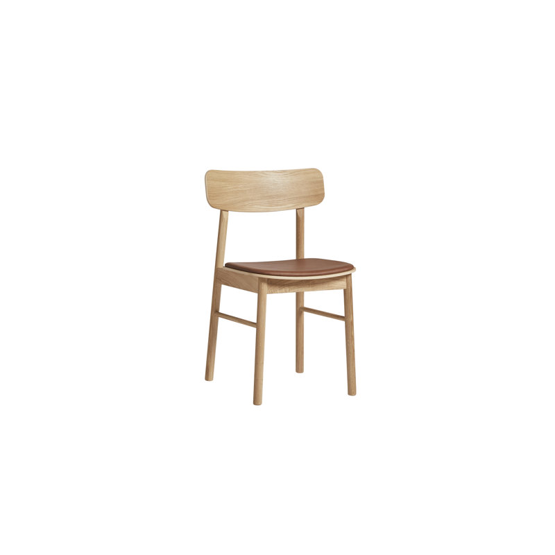 Soma Dining Chair, Brown, Oak