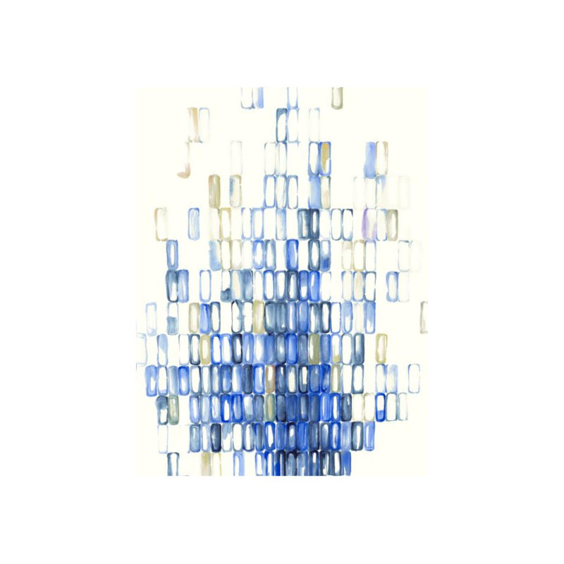 Gradation II Print, Glass Coat, 53" H x 40" W