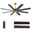 Ventilateur de plafond 64 po à 8 pales 64 po-1259404240-1259404241