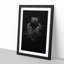 Black Panther in the Shadows in Abstract - Picture Frame Graphic Art Print on MDF-55686351-55686348