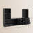 Malaliya 110" W 6-Drawer Entertainment Center with Glass Doors-1569637521