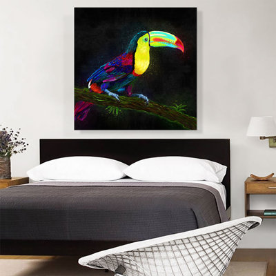 «Keel Bills Toucan», impression sur toile tendue