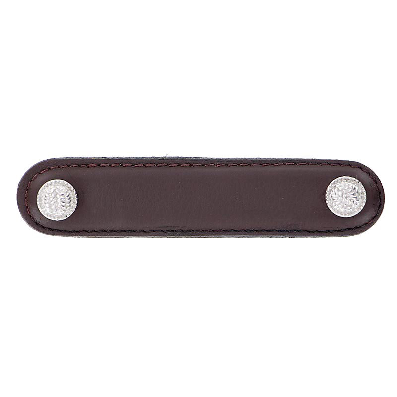 Cestino 3" Center to Center Appliance Pull, 4", Polished Nickel/Black