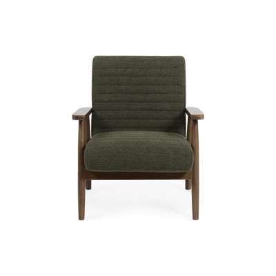 Upholstered Chenille Armchair