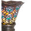 Tiffany Peacock Feather Torchiere Table Lamp