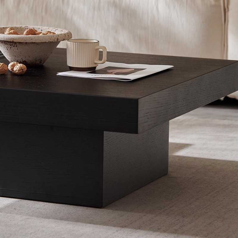 Table basse moderne en pierre de luxe minimaliste