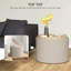 Table basse avec repose-pieds HOMcom-125534894