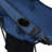 Dark Blue Adjustable Folding Camping Chair - 3-Level Reclining Portable Chair With Cup Holder, Side Pockets & Carry Bag For Outdoor Camping, Picnics, Fishing