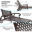 Aluminium Cast Lounge Chair 1Pcs Brown-744048699