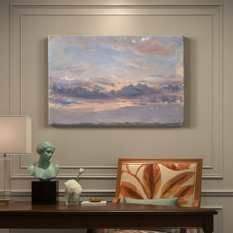 Cloud Study-John Constable-Gallery Wrapped Canvas-c. 1821–1822, 18 x 27
