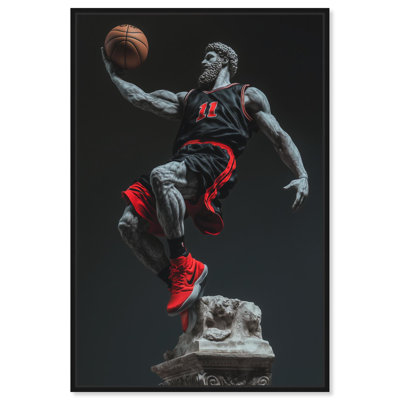 Sculpture de basketball par Art Remedy