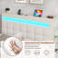Ottoman Bed Frame with Charging Station & LED Lights, Upholstered Platform Bed frame with Under-bed Storage and Storage Headboard, No Box Spring Needed-1123241489-1123241516