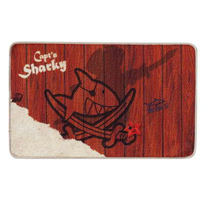 Capt'n Sharky 50cm X 80cm Area Rug