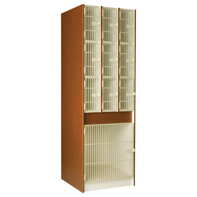 Music 10 Compartment Manufactured Wood Classroom Cabinet