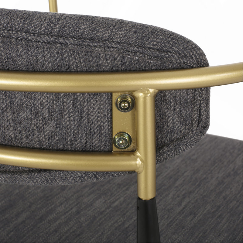 Tabouret de bar (ensemble de 2), Gris anthracite