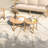 Two Outdoor Metal Patio Coffee Tables