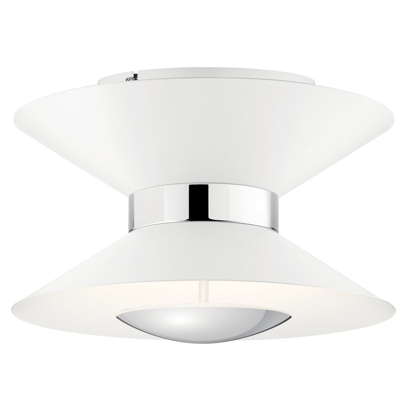 Glass Semi Flush Mount