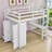 Jeilynn Full 3 Drawers Wood Loft Bed with Built-in Wardrobe and Desk-1117844393