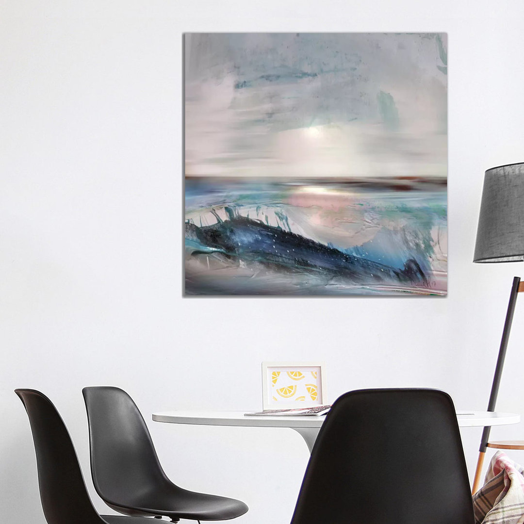 Beach by Dan Hobday - Wrapped Canvas Painting
