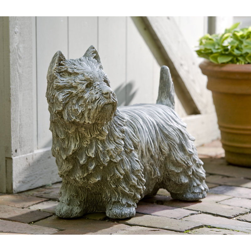 Westie Statue, Alpine Stone