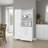White 3-door Kitchen Storage Cabinet