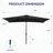 Barrios 120'' x 78'' Rectangular Tilt Market Umbrella-1382239943