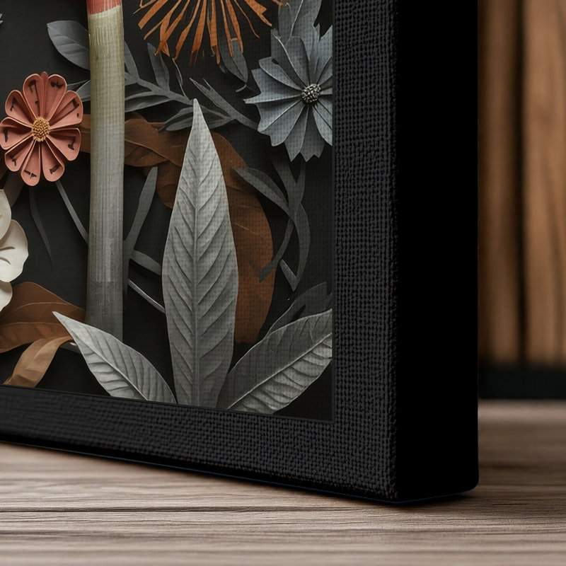 Preserved Study Botanical - Wrapped Canvas, 30x20 - 76.2 x 50.8 cm, Black Border