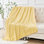 Chevron Knitted Throw Blanket