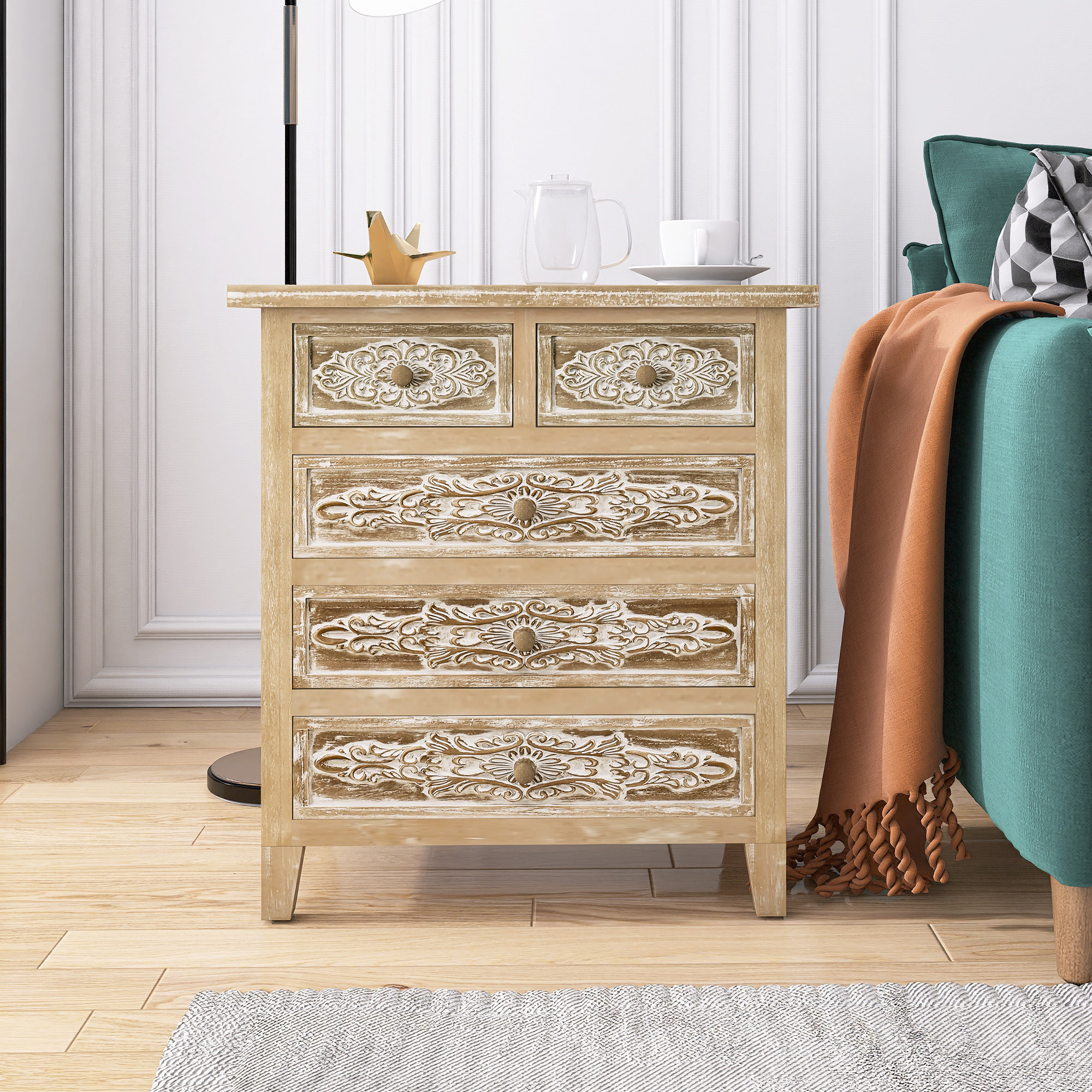Staykiwi 5-Drawer Accent Chest "& Reviews" | Wayfair