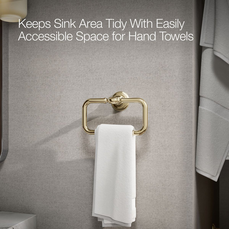 Artifacts® Towel Ring, Vibrant French Gold