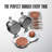 Aluminum No Power Source Required / Manual and Plug-in Burger Maker