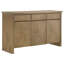 Distressed Light Brown 10-piece Extension Dining Set