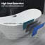 Baignoire de trempage autoportante en acrylique avec bonde escamotable et trop-plein - Baignoire autonome pour salle de bain