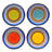 Certified International Tequila Sunrise 16pc Dinnerware