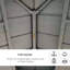 Adabpreet 3.4m x 3.4m Manufactured Wood Gazebo