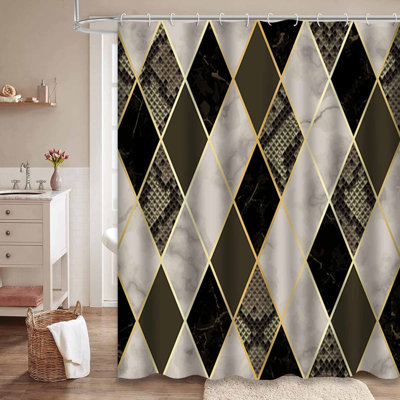 Rideau de douche Marble