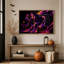 Impression sur toile mauve et orange-1473869743