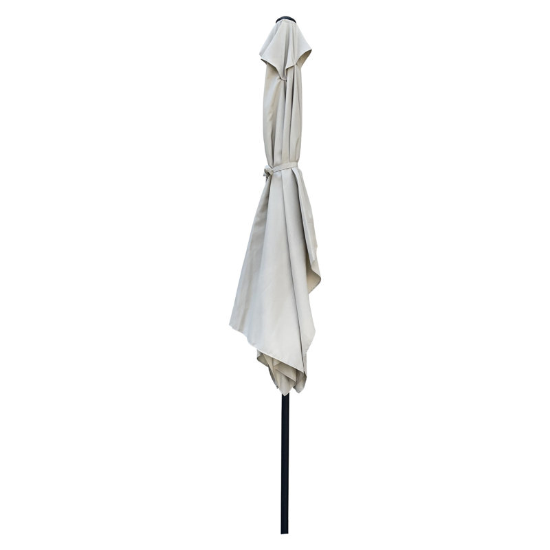Parasol d'extérieur 6 x 9 pi pour patio, Rosée givrée