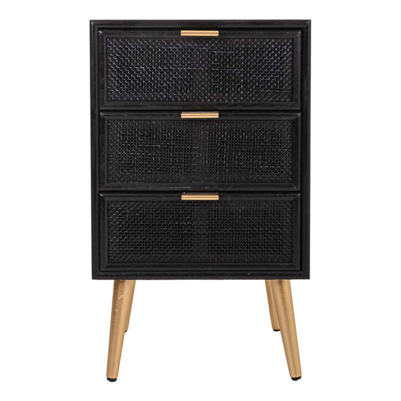 Rishaan 42cm W Bedside Table