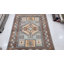 Tapis Oushak en laine noué à la main 8 pi x 10 pi avec motif à médaillon géométrique