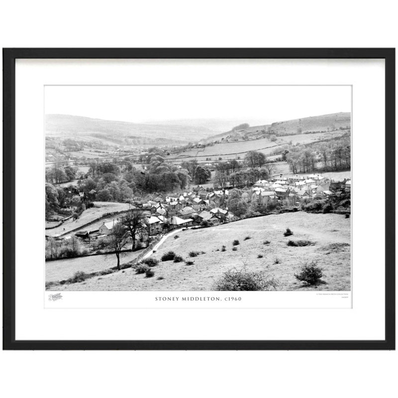 Stoney Middleton, C1960 - Single Picture Frame Print, 28cm H x 36cm W x 2.3cm D