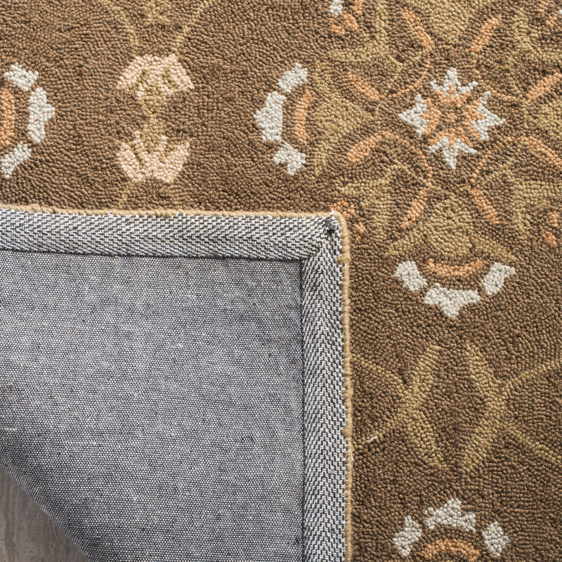 Hollander Floral Handmade Wool Indoor Area Rug, Rectangle 2'9" x 4'9"